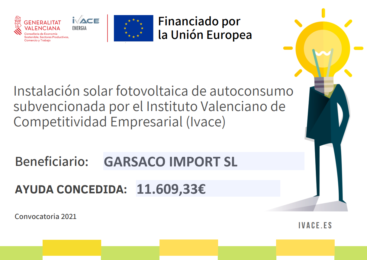 ayuda Ivace paneles solares 