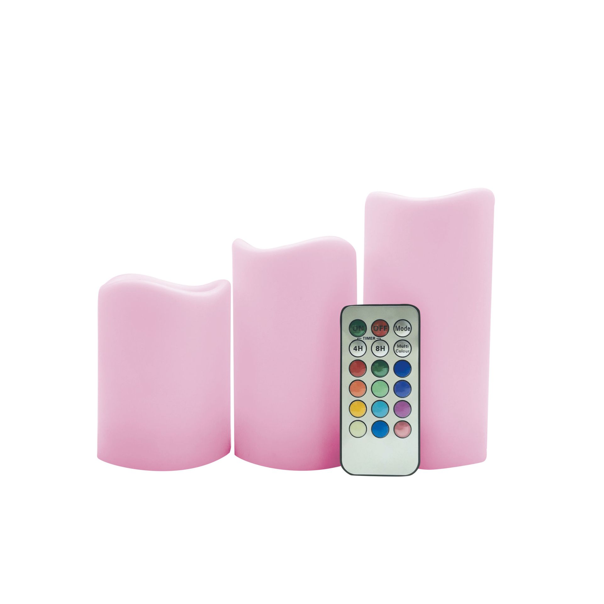 Pack velas decorativas LED RGB 