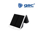 Aplique solar con sensor 2W 6000K Blanco