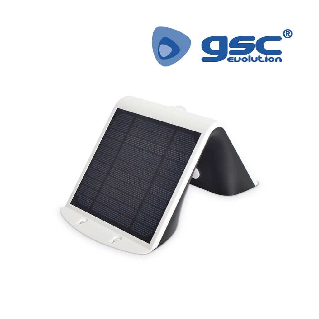 Aplique solar con sensor 3,2W 3000K Blanco