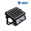 Proyector solar LED multifunción con sensor 5W 6500K IP65 Negro