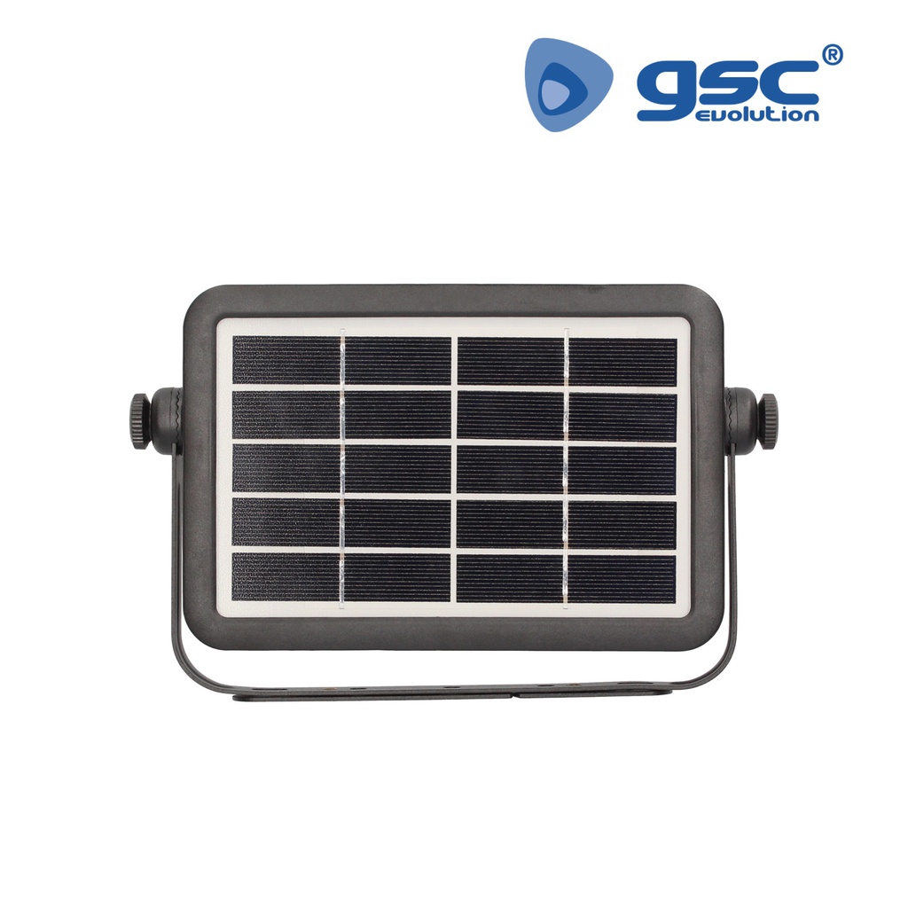 Proyector solar LED multifunción con sensor 5W 6500K IP65 Negro