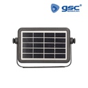 Proyector solar LED multifunción con sensor 5W 6500K IP65 Negro