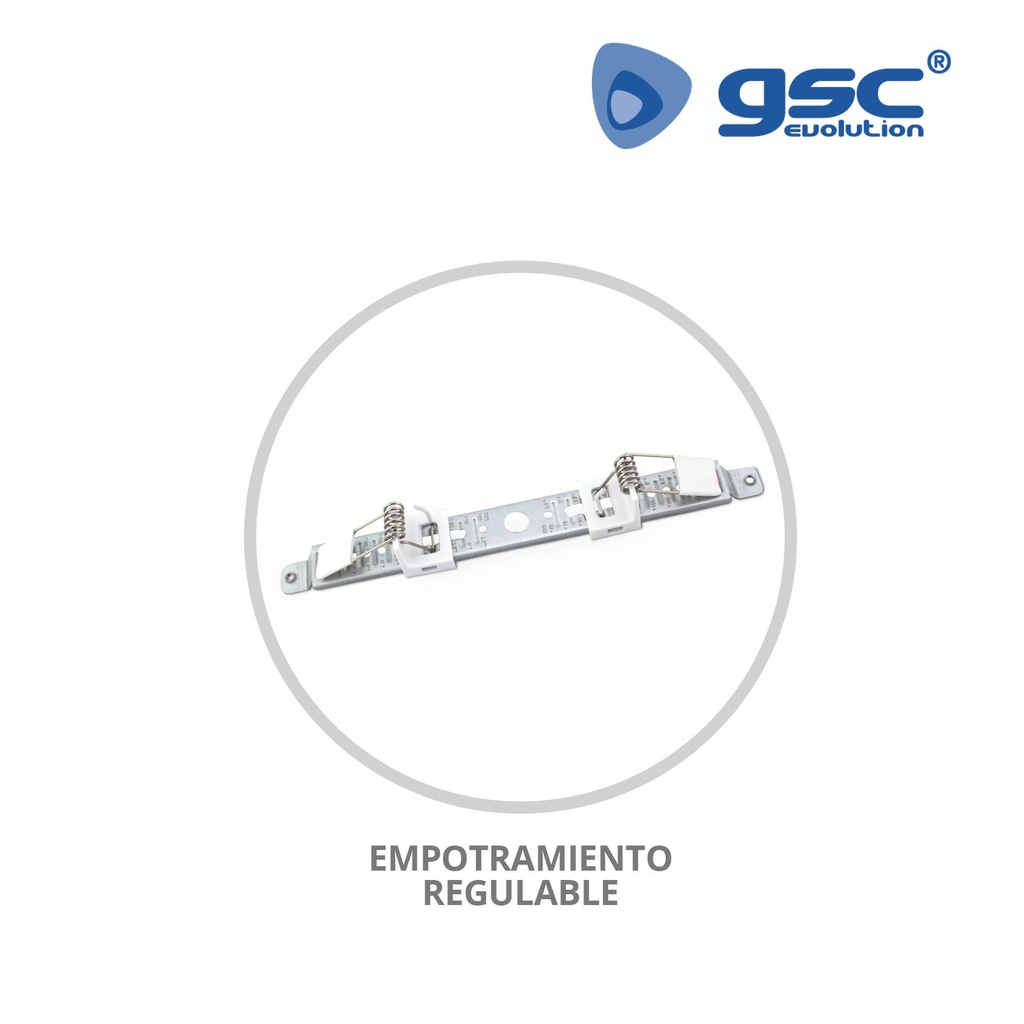 Downlight empotramiento regulable con sensor movimiento y crepuscular Grecia 10-15-18W 6500K