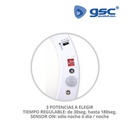 Downlight empotramiento regulable con sensor movimiento y crepuscular Grecia 10-15-18W 6500K