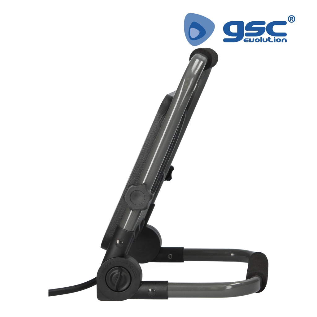Proyector aluminio con soporte móvil 30W 6500K IP65 Gris