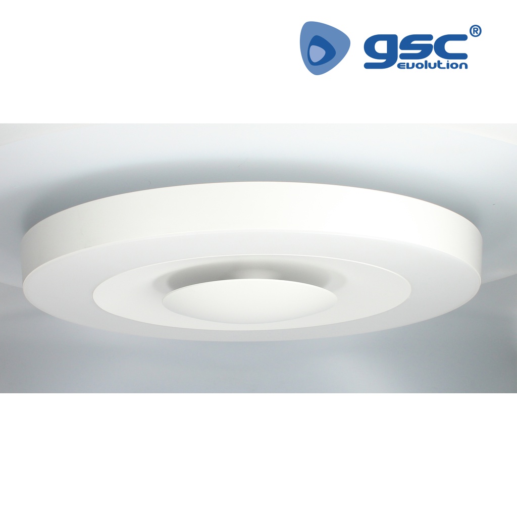 Plafon techo Milano + luz noche 30W (3000K - 6000K) y 60W (4200K) regulable