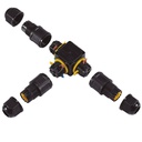 Conector estanco con regleta tipo T 0.5-2.5mm IP68