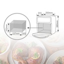 Freidora sin aceite Assane tipo horno 10L