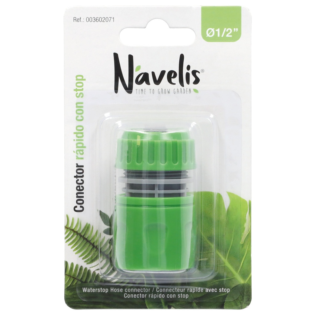 Conector rápido con stop Ø1/2