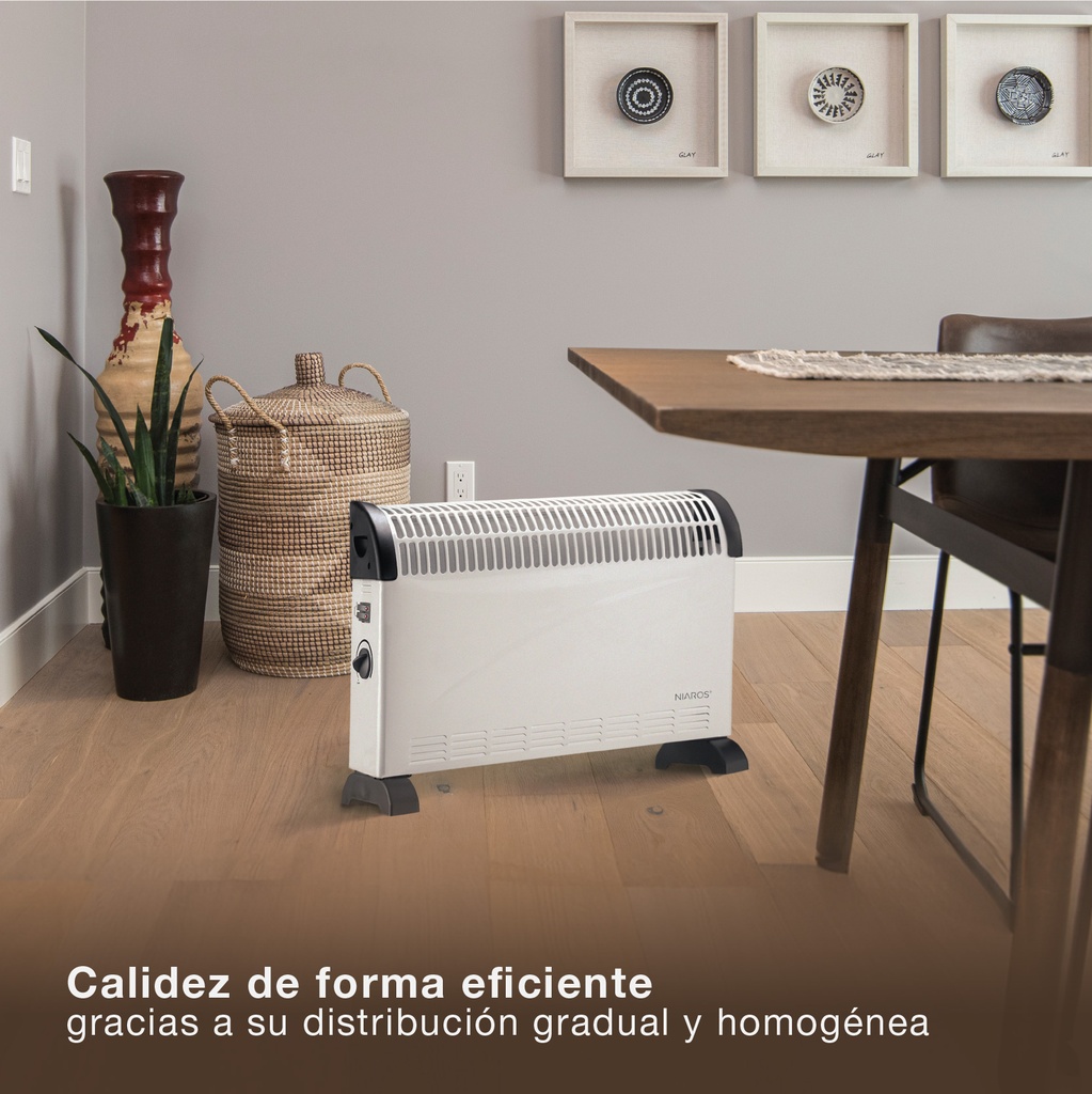 Mini calefactor convector estándar Susuk Máx. 2000W
