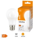 Bombilla LED estándar A65 18W E27 3000K - Libertina