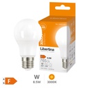 Bombilla LED estándar A60 8,5W E27 3000K - Libertina