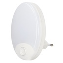Luz de noche con interruptor Pokola ovalado 1W