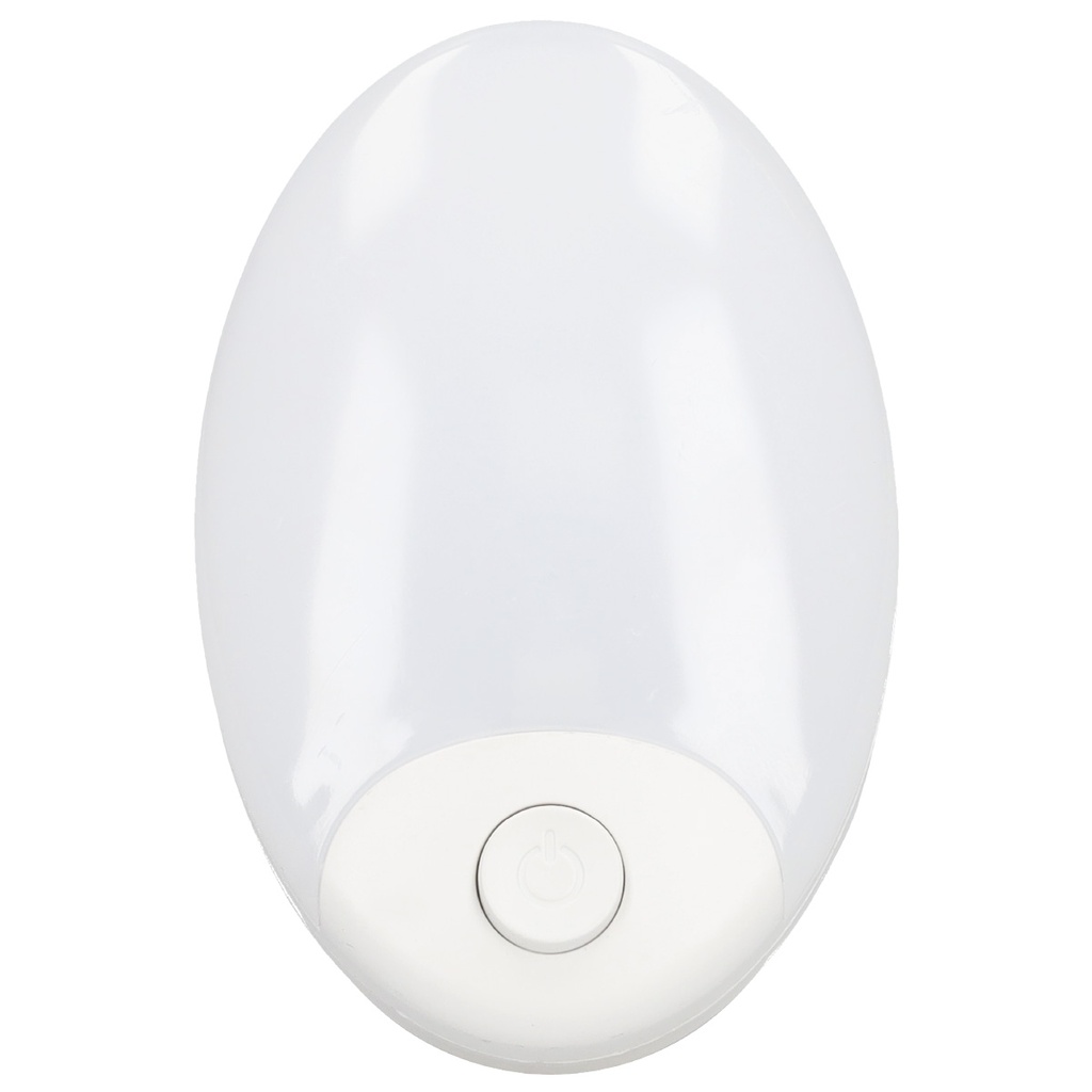 Luz de noche con interruptor Pokola ovalado 1W