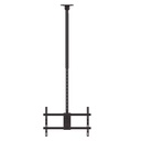 Soporte techo giratorio con doble pantalla para TV 43" - 86"