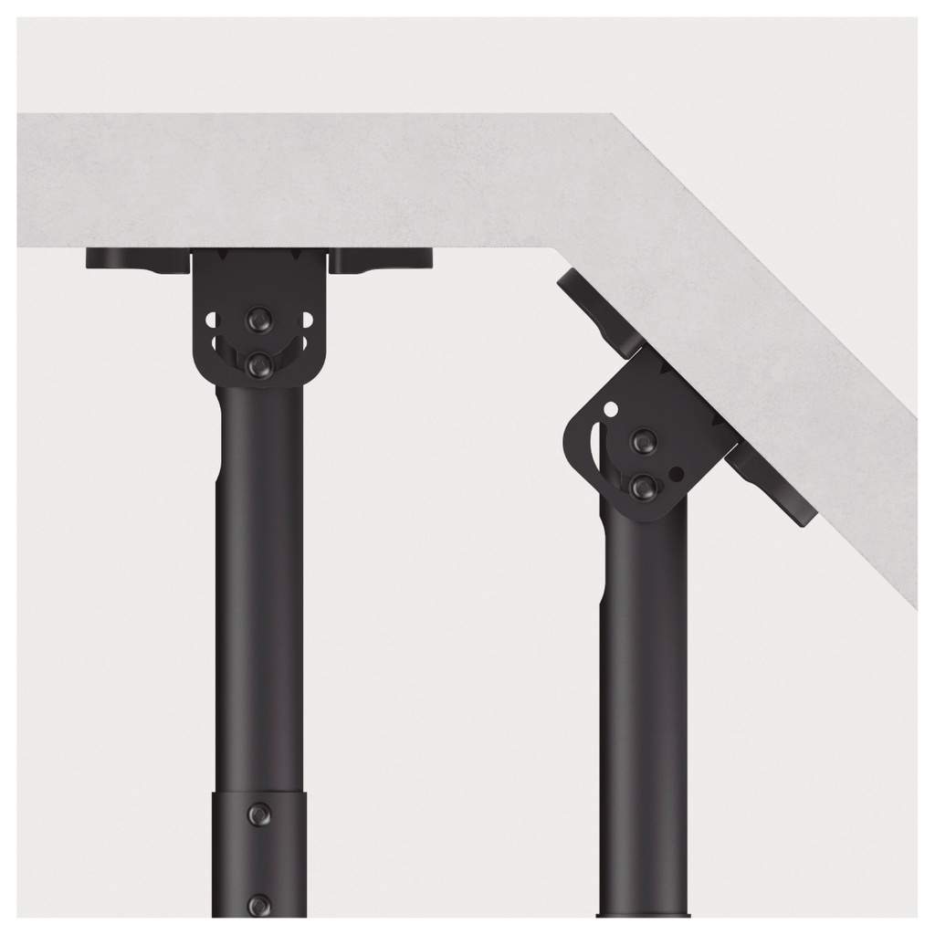 Soporte techo giratorio con doble pantalla para TV 43" - 86"