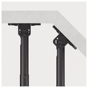 Soporte techo giratorio con doble pantalla para TV 43" - 86"
