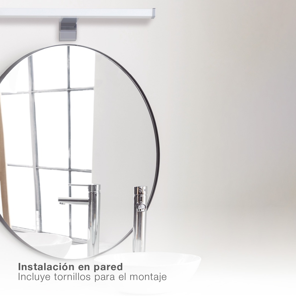 Aplique baño LED Tumbit 6W 6500K IP44