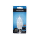 Bombilla LED vela 6W E14 6000K - 12u caja exp