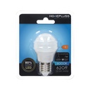 Bombilla LED esférica 7W E27 6000K - 12u caja exp