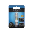 Bombilla LED tubular 4.8W E14 6000K - 6u retráctil