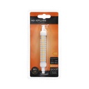 Bombilla LED lineal 118mm 10W R7s 3000K - 6u retráctil