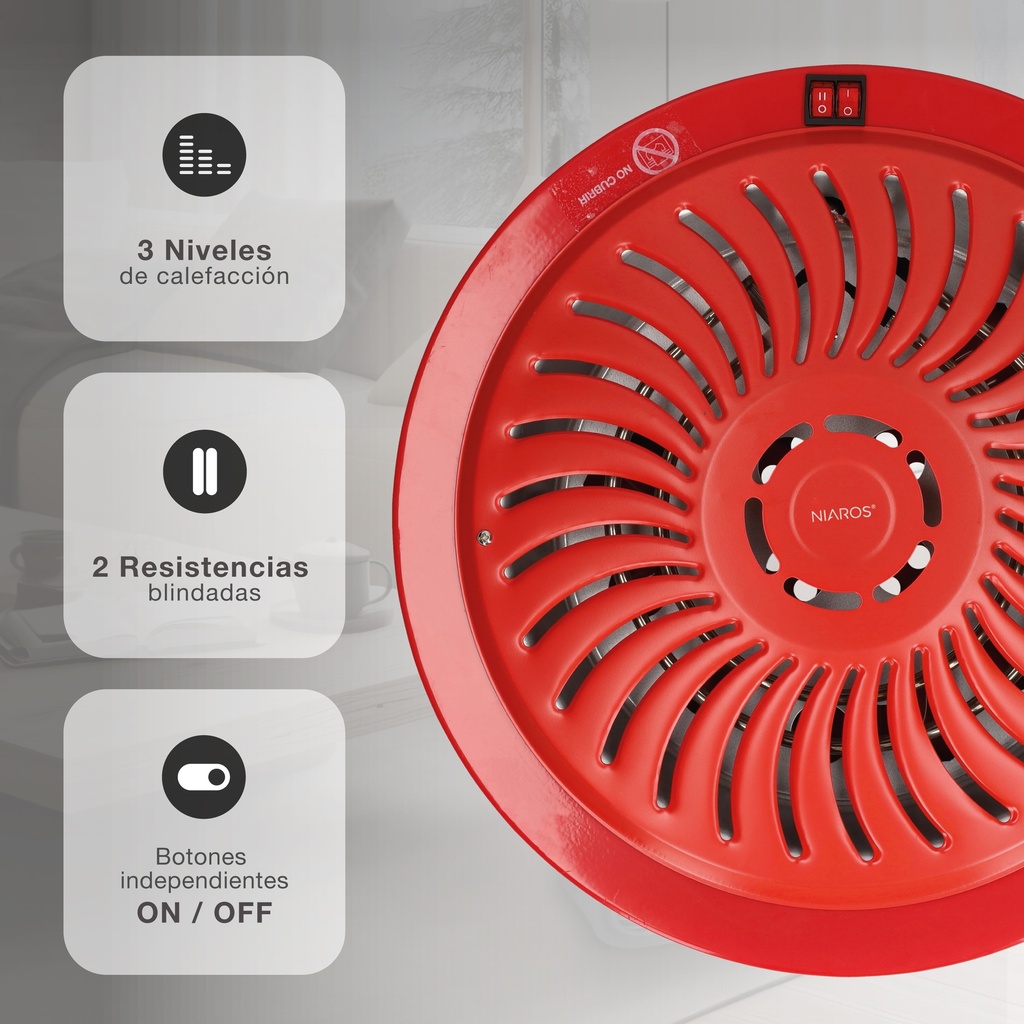 Brasero eléctrico Assis Máx. 900W