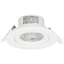 Aro basculante redondo empotrable LED Ovan 7W 3000-4000-6500K Blanco - Retráctil 10u