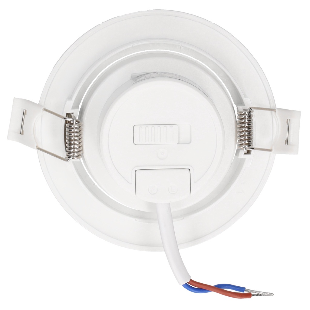 Aro basculante redondo empotrable LED Ovan 7W 3000-4000-6500K Blanco - Retráctil 10u