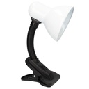 Flexo de escritorio con pinza Bunto E27 Blanco