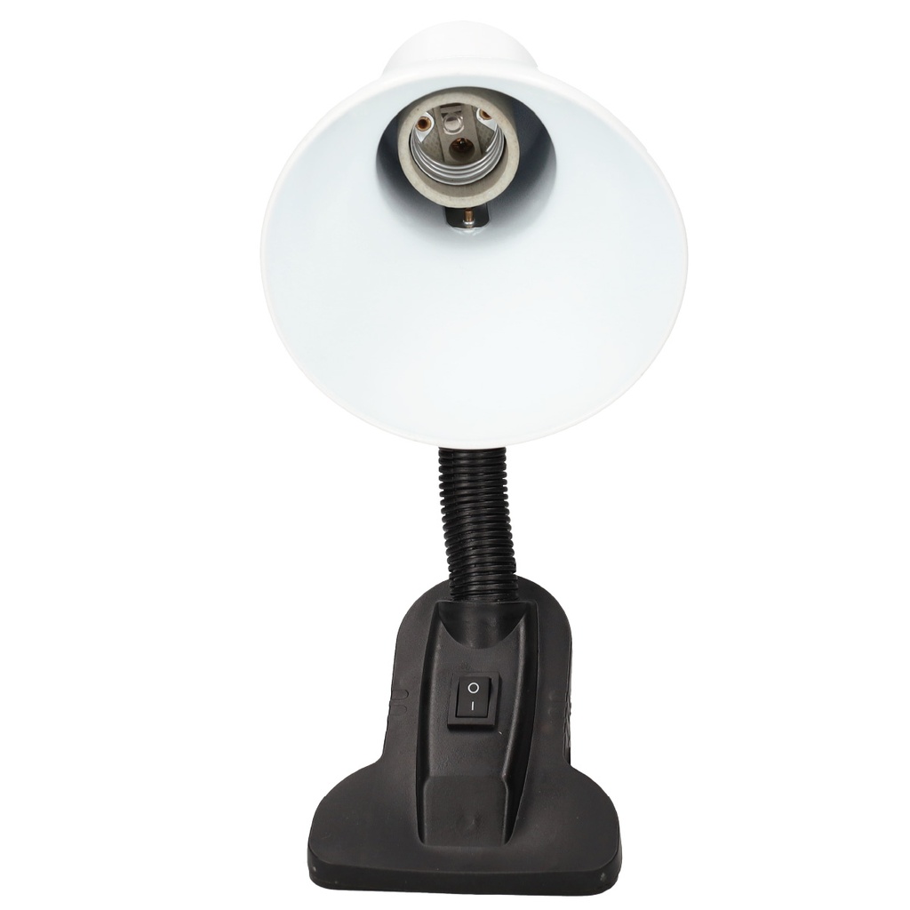Flexo de escritorio con pinza Bunto E27 Blanco