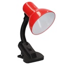 Flexo de escritorio con pinza Bunto E27 Rojo