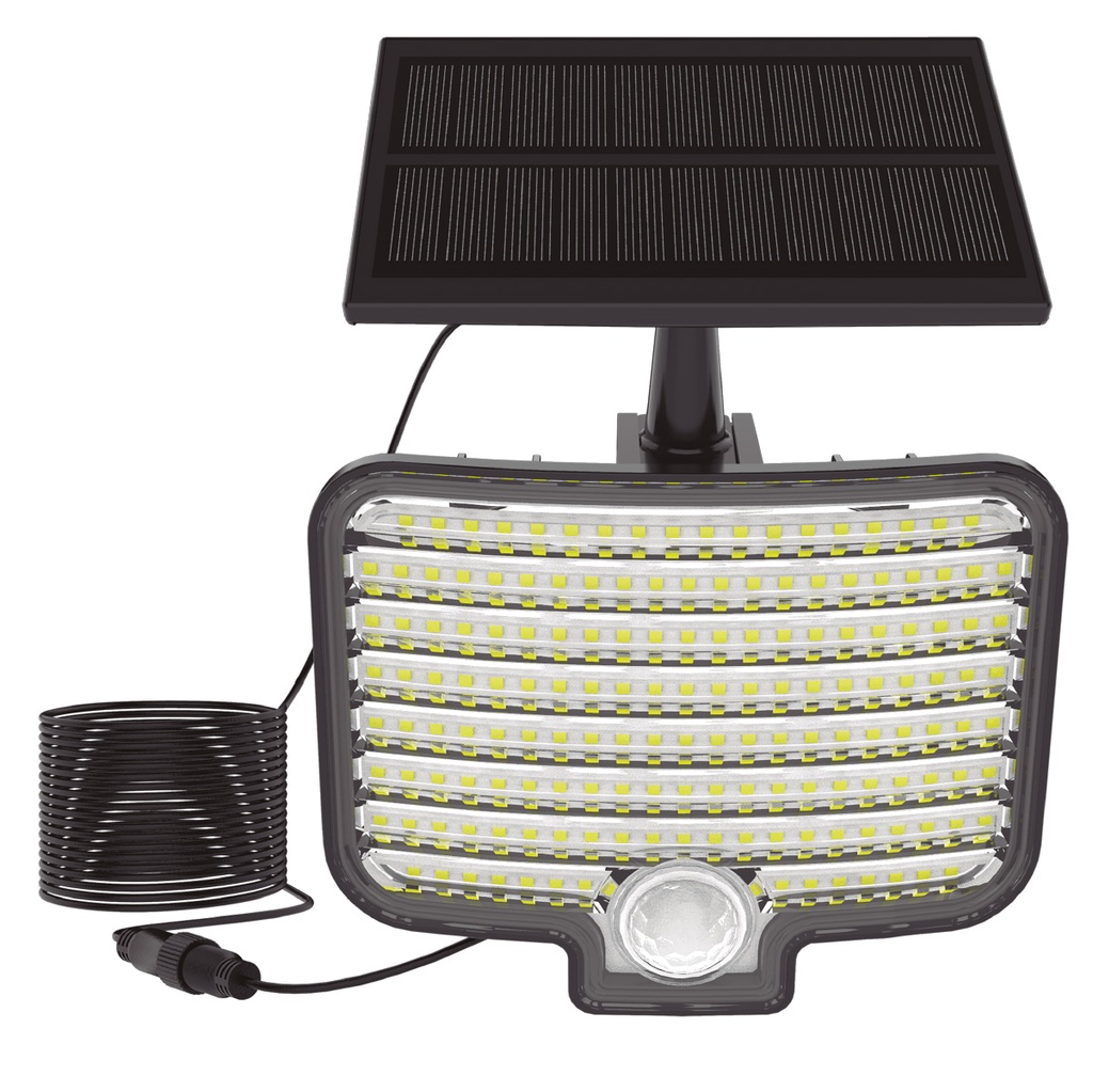 Aplique solar LED Kanpa con sensor de movimiento y crepuscular 6W 6500K