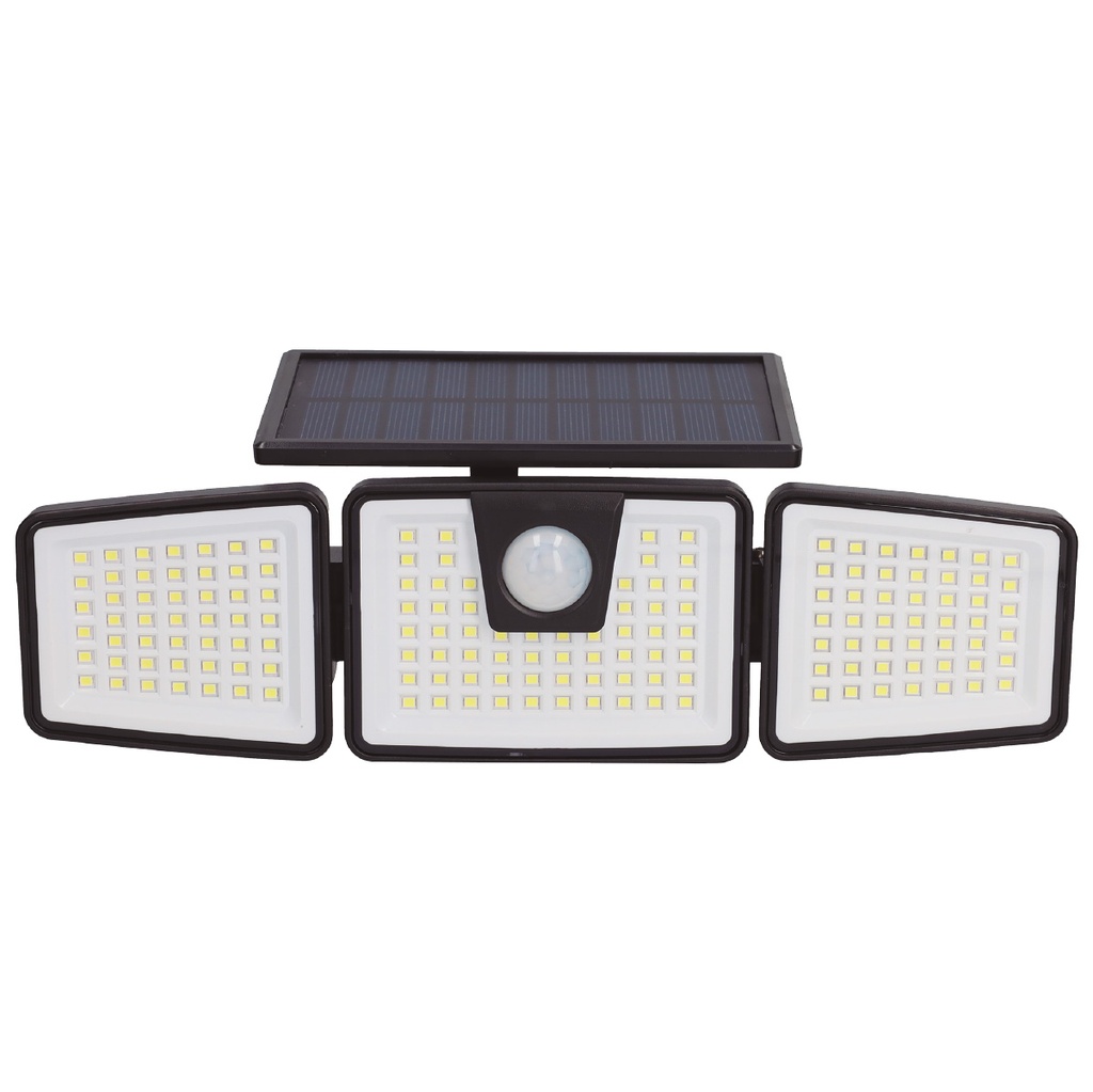 Aplique solar LED Jabiro con sensor de movimiento y crepuscular 7W 6500K