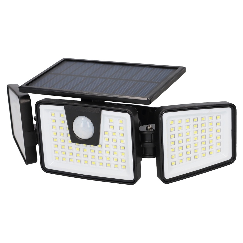 Aplique solar LED Jabiro con sensor de movimiento y crepuscular 7W 6500K