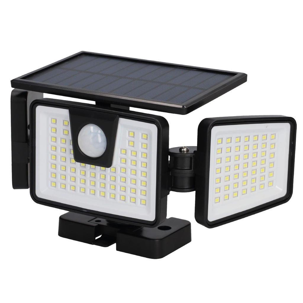 Aplique solar LED Jabiro con sensor de movimiento y crepuscular 7W 6500K