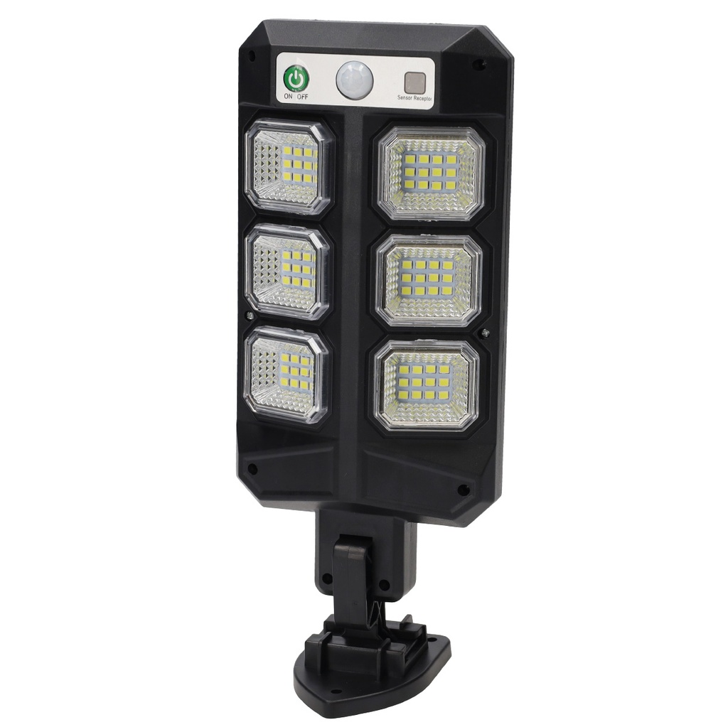 Farola solar LED Satria con sensor de movimiento y crepuscular 5W 6500K