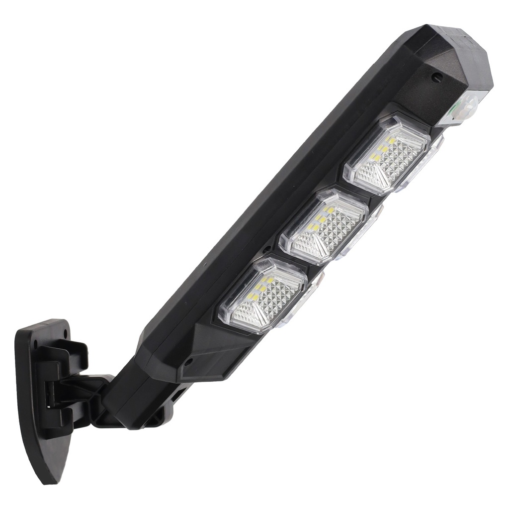 Farola solar LED Satria con sensor de movimiento y crepuscular 5W 6500K