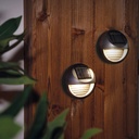 Pack 2 apliques solares LED Lismore con sensor crepuscular Luz cálida