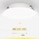 Downlight empotrable LED redondo Belabo 24W 4000K Blanco