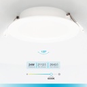 Downlight empotrable LED redondo Belabo 24W 6500K Blanco