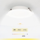 Downlight empotrable LED redondo Belabo 6W 4000K Blanco