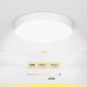 Downlight superficie LED redondo Karawa 18W 4000K Blanco