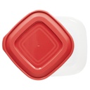 Pack de 3 tapers hermeticos de plastico 0.60L