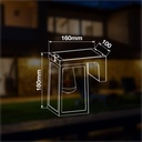 Aplique solar LED Sorso con sensor de movimiento y crepuscular 2W 3000K