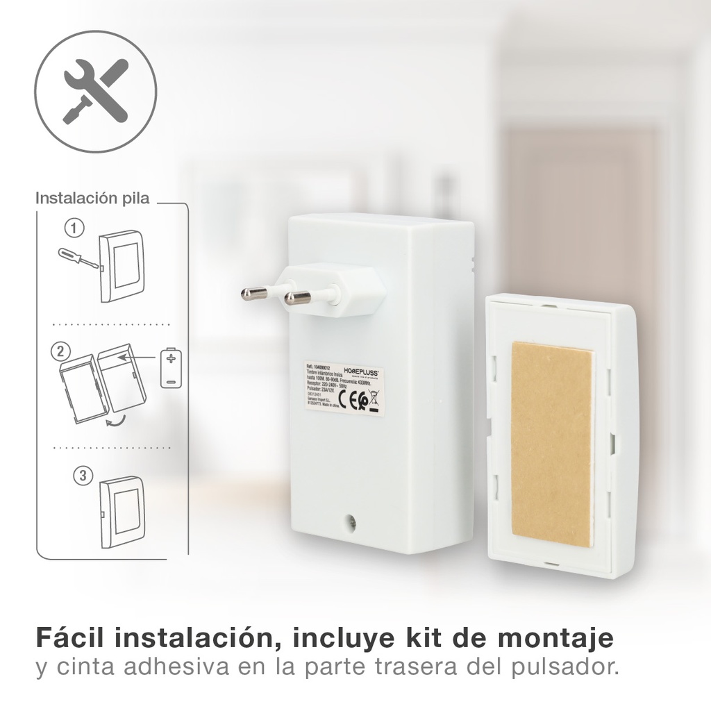 Timbre inalámbrico Insiza