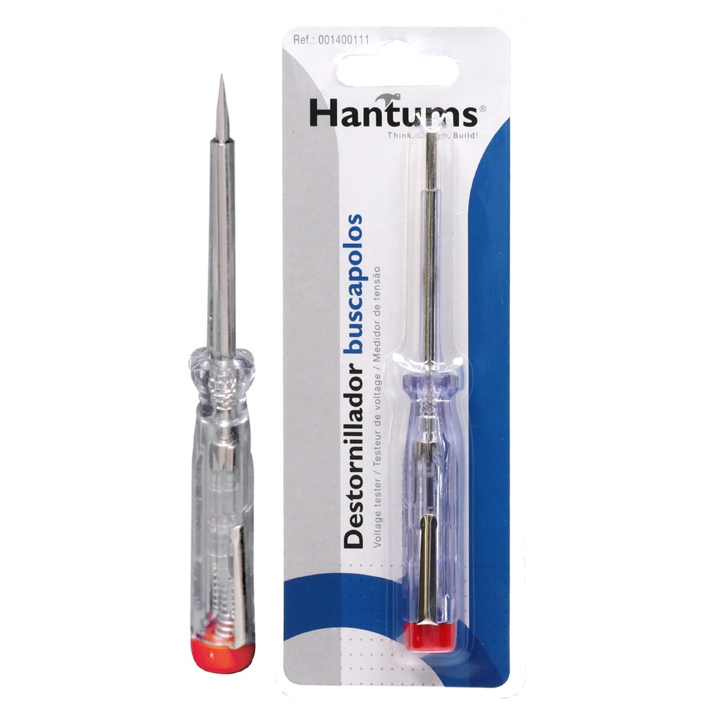 Destornillador busca polos 140mm 100-250V AC - Blíster