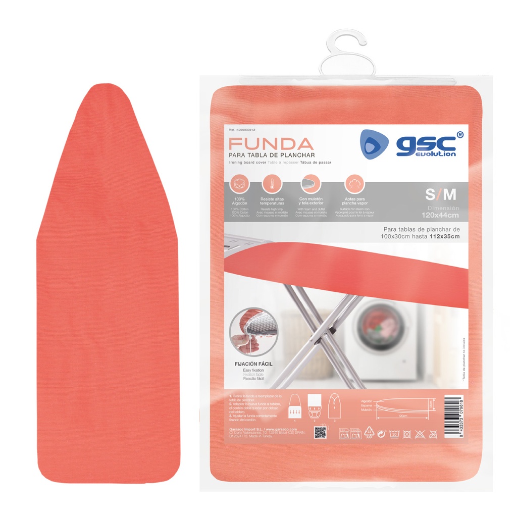 Funda para tabla de planchar S/M