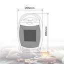 Calefactor eléctrico vertical giratorio cerámico Prata Máx. 1500W